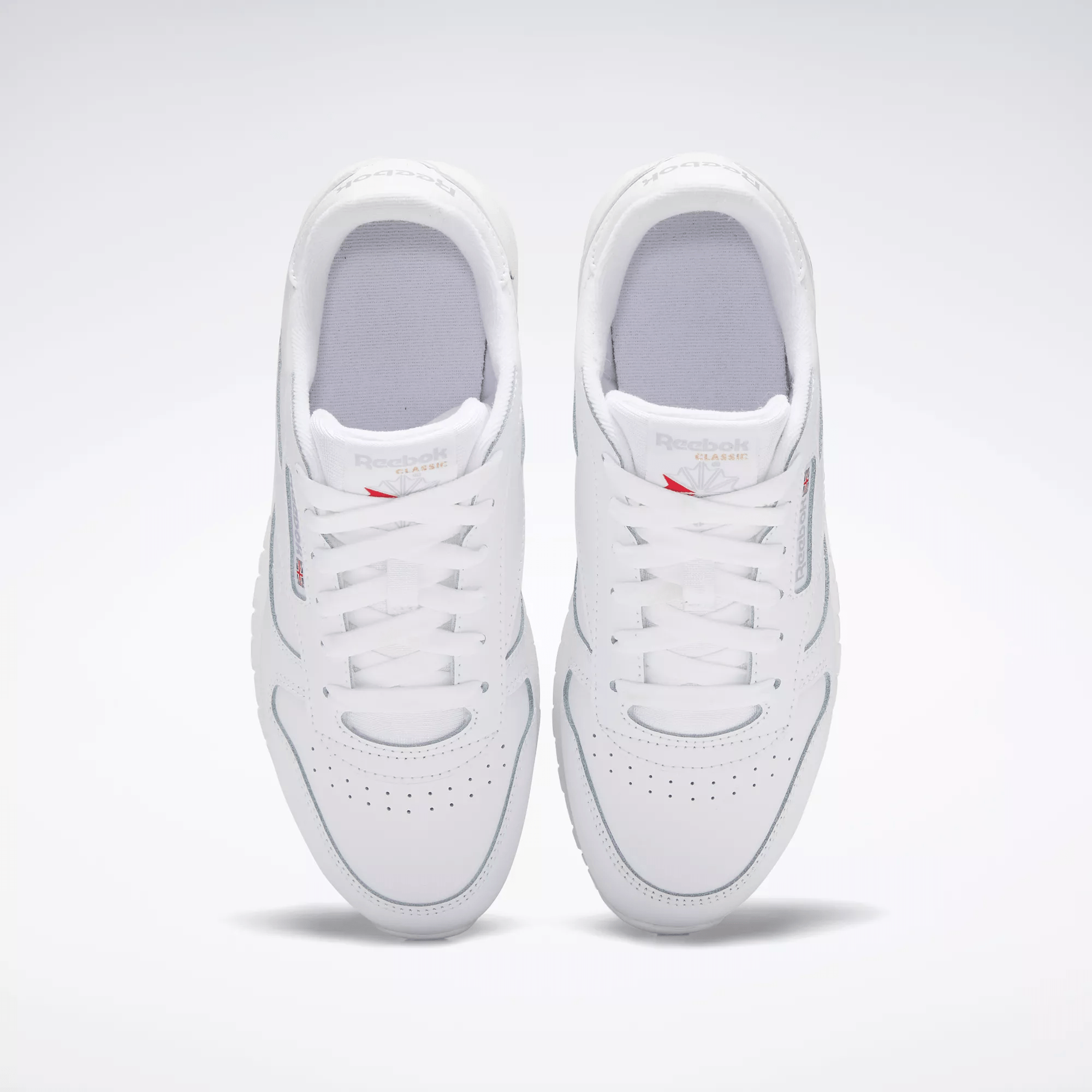 Reebok Kid's Classic Leather Triple White Sneakers