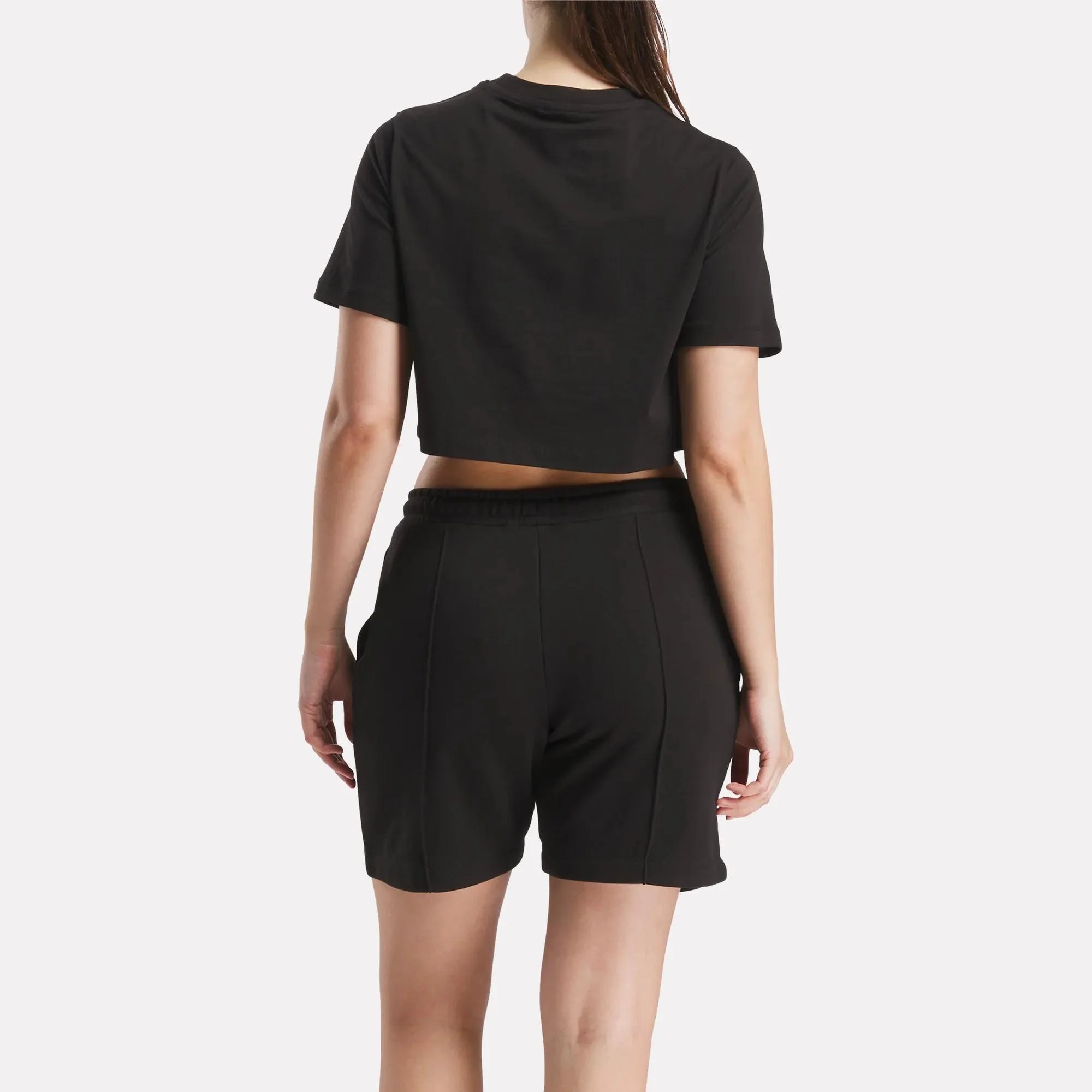 Reebok Women's Clara Black Crop Tee