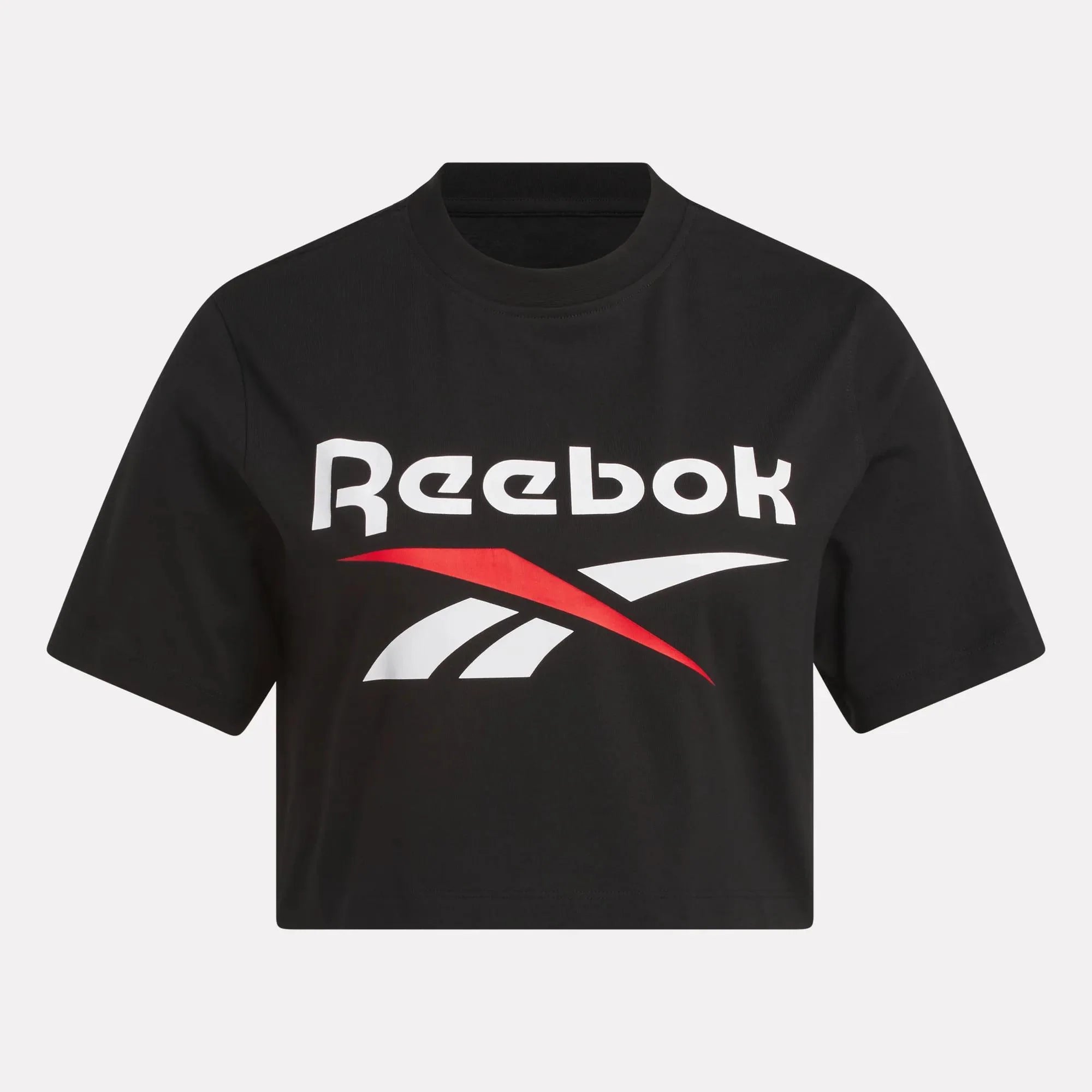 Reebok Women's Clara Black Crop Tee