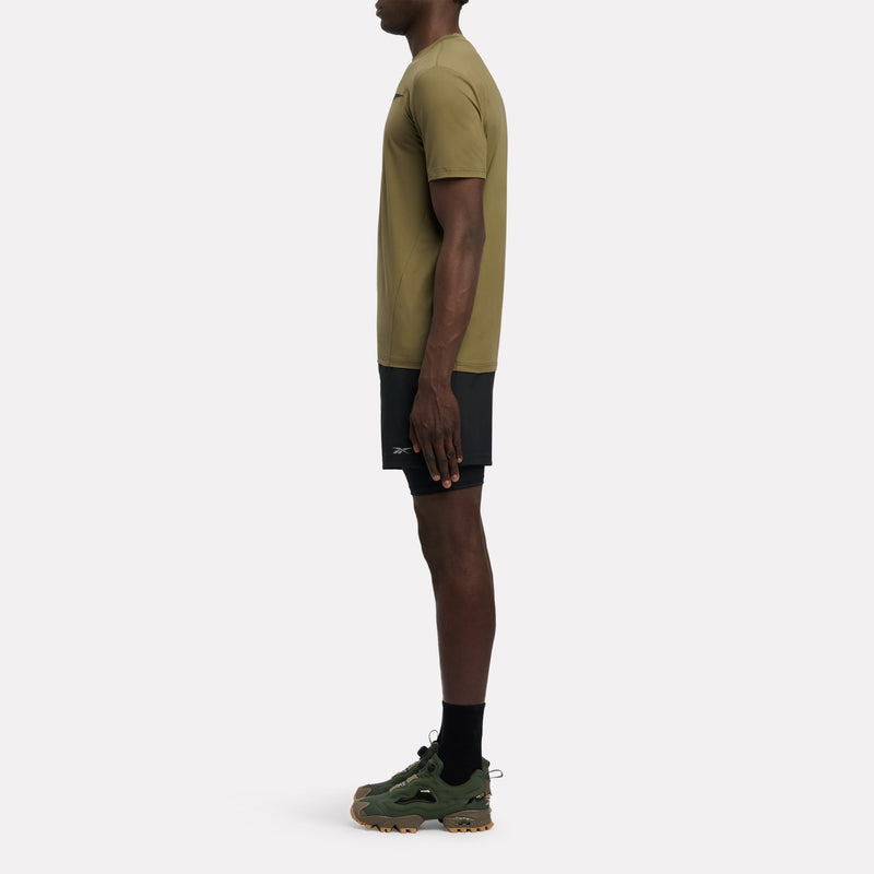 Reebok Men's Jimmy Vector Army Green Tee