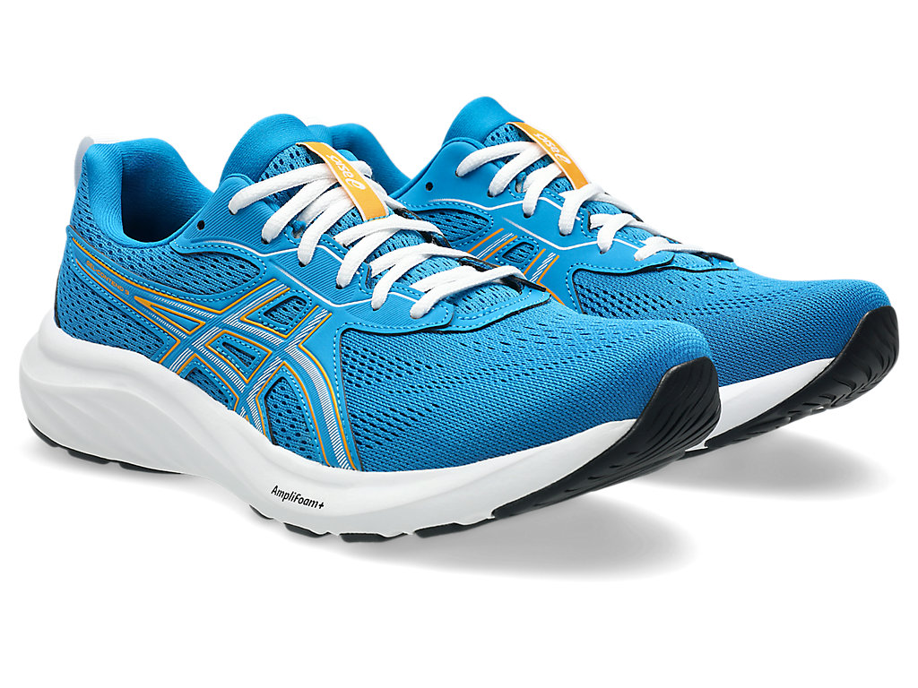 ASICS MEN'S GEL CONTEND 9 BLUE/YAMABUKI RUNNING SHOES