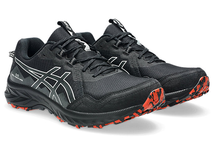 Asics Men's Gel-Venture 10 Black/Grey Trail Running Shoes Extra Wide (4e)