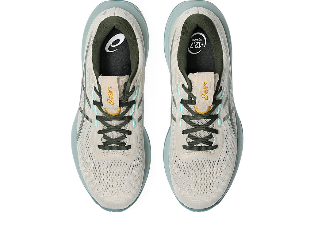ASICS MEN'S GEL CUMULUS 28 TAUPE/KHAKI RUNNING SHOES