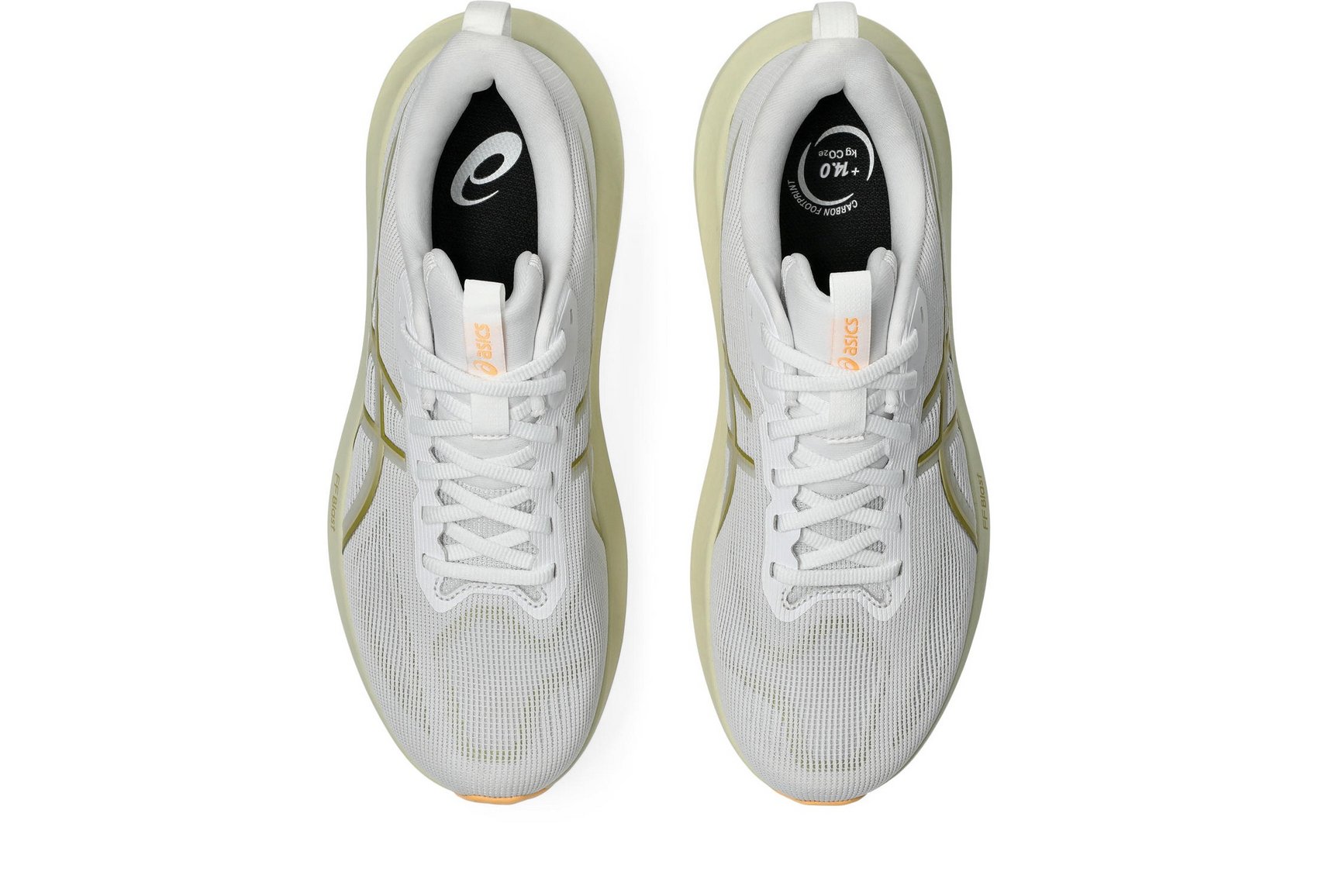 Asics Men's Gt 1000 14 White/Lemon Running Shoes