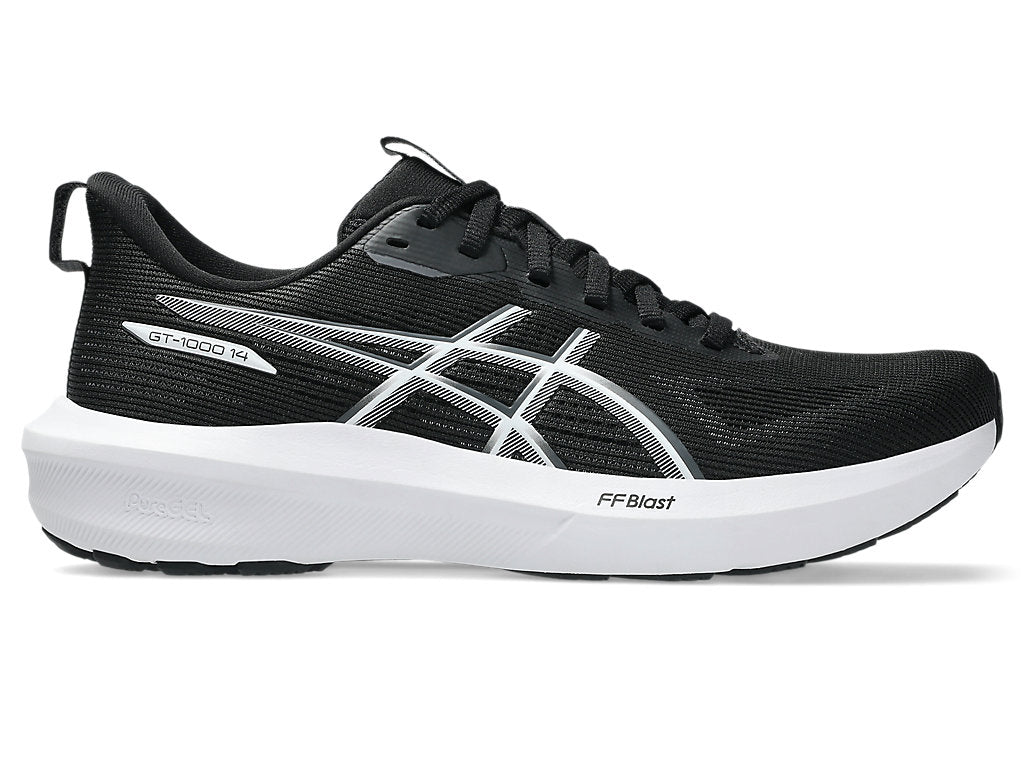 Asics Women's Gt 1000 14 Black/White Running Shoes