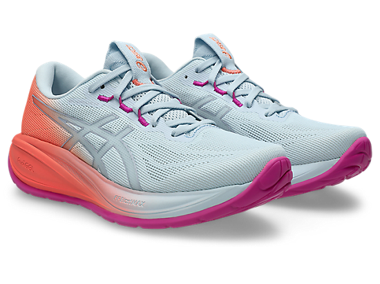 Asics Women's Cumulus 28 Sky/Coral Running Shoes