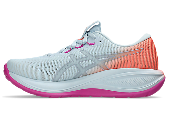Asics Women's Cumulus 28 Sky/Coral Running Shoes