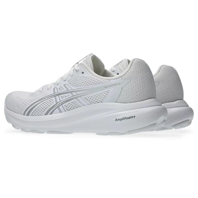 ASICS WOMEN'S GEL CONTEND 10 TRIPLE WHITE RUNNING SHOES