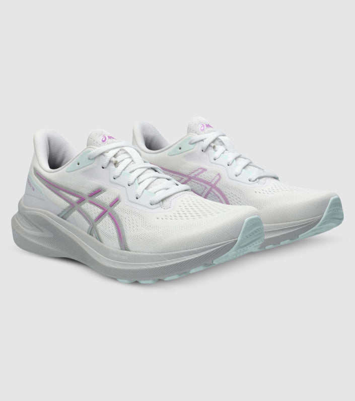 Asics Women's Gt 1000 13 White/Coral Running Shoes