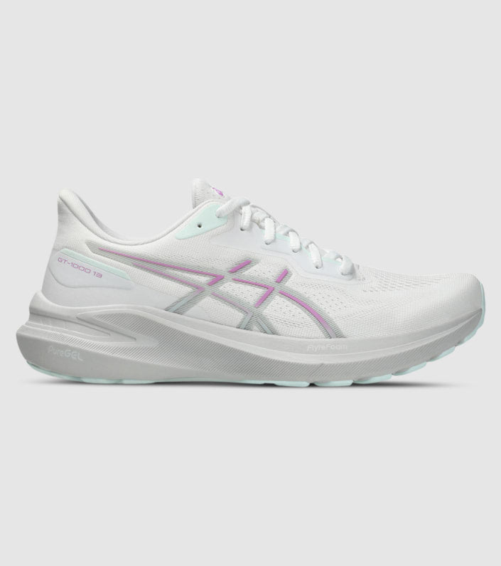 Asics Women's Gt 1000 13 White/Coral Running Shoes