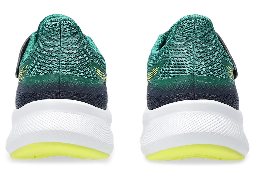 Asics Kid's Patriot 13 Hook N' Loop Midnight/Citron Running Shoes