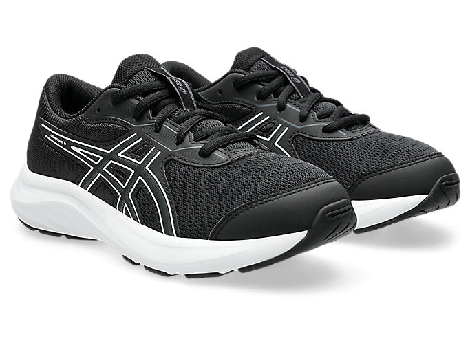Asics Kid's Contend 9 Gs Black/White Running Shoes