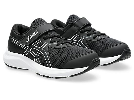 Asics Junior Contend 9 Ps Black/White Running Shoe