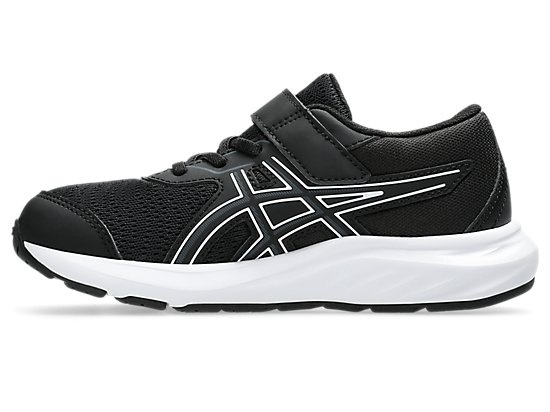 Asics Junior Contend 9 Ps Black/White Running Shoe