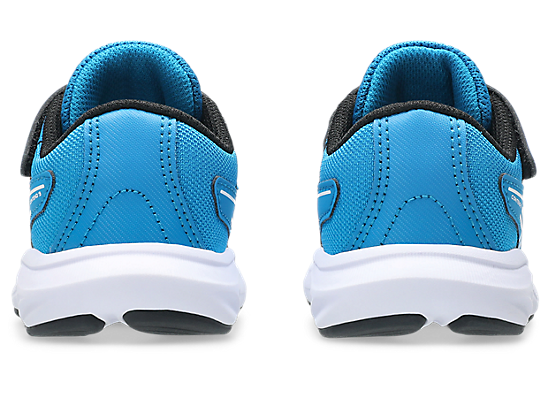 ASICS Kid's CONTEND 9 Hook n' Loop Blue/Cool Grey Running Shoes