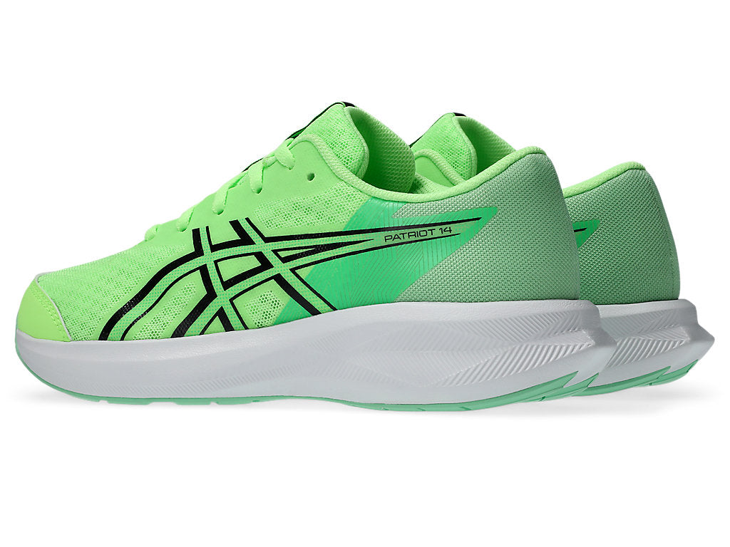 Asics Kid's Patriot 14 Gs Green/Black Running Shoes