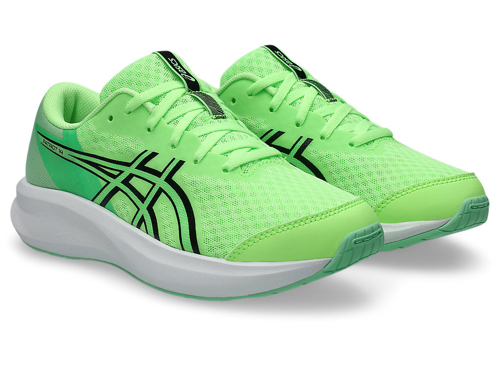 Asics Kid's Patriot 14 Gs Green/Black Running Shoes
