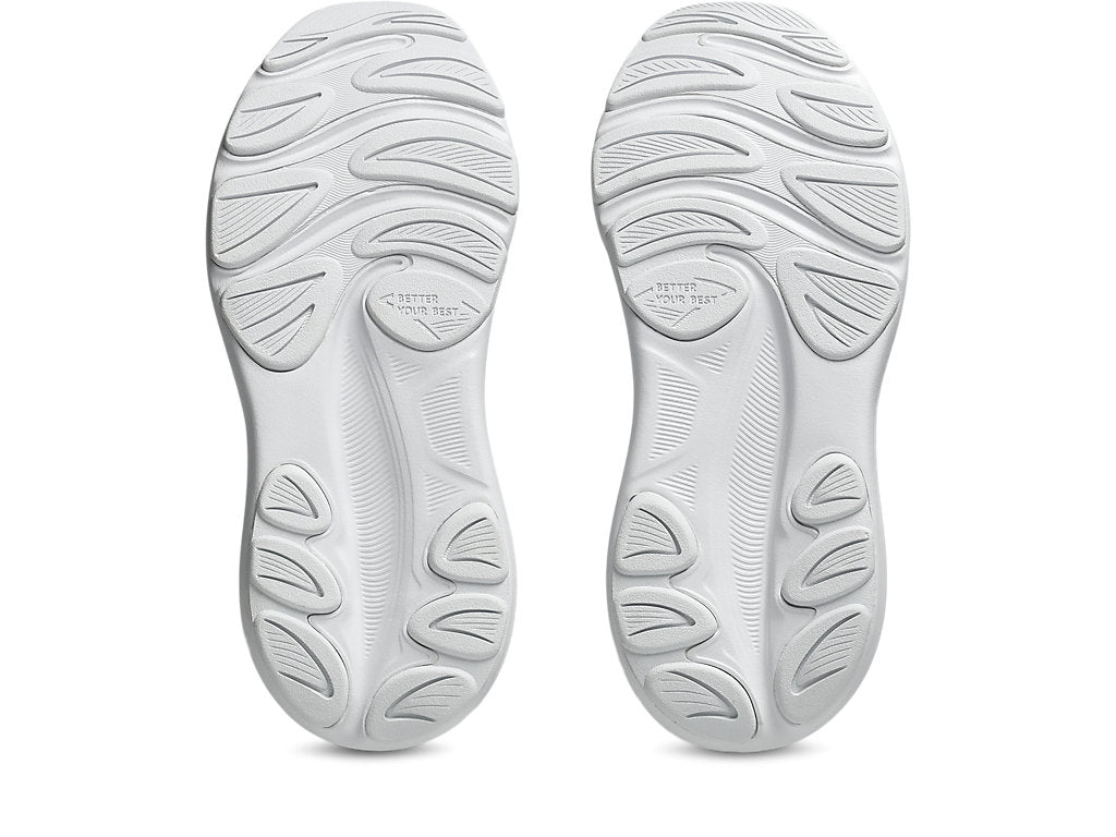 ASICS KID'S CONTEND 10 GS TRIPLE WHITE RUNNING SHOES