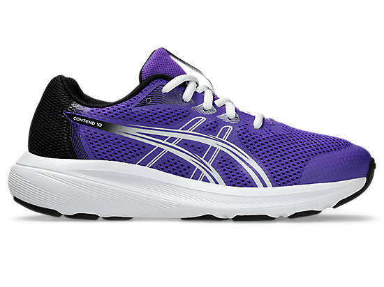 ASICS KID'S CONTEND 10 GS AMETHYST/BLACK RUNNING SHOES