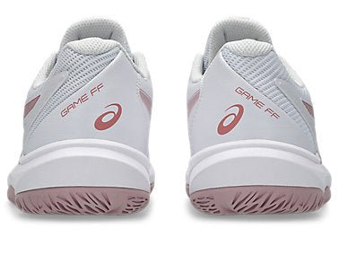 Asics Women's Gel Game Ff White/Morganite Netball Shoes