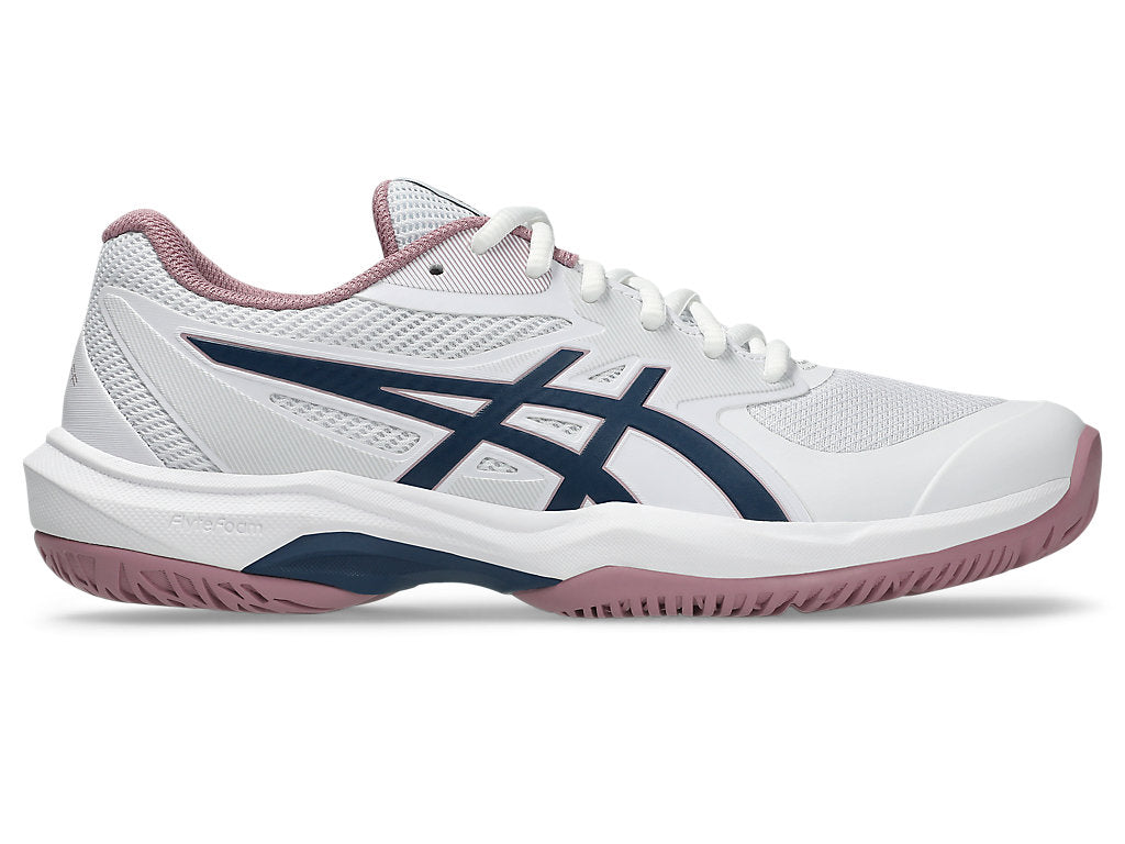 ASICS WOMEN'S GEL GAME FF WHITE/BLUE NETBALL SHOES