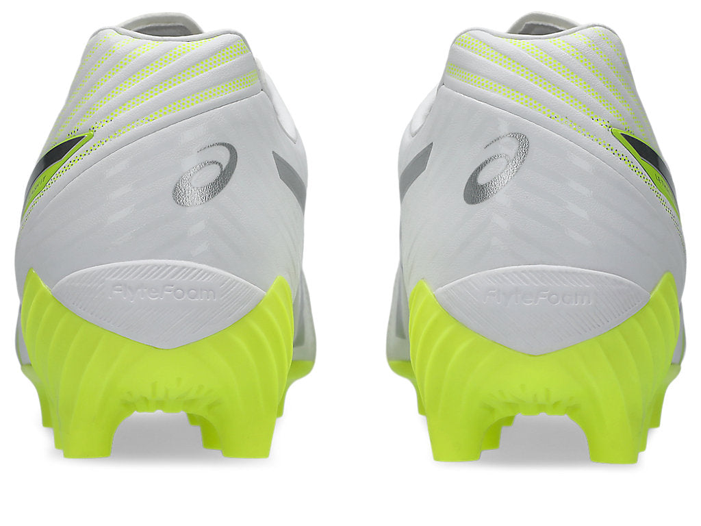 Asics Men's Lethal Flash It 3 White/Silver/Yellow Football Boots