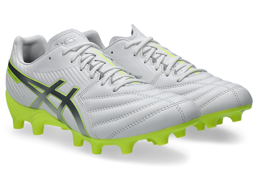 Asics Men's Lethal Flash It 3 White/Silver/Yellow Football Boots