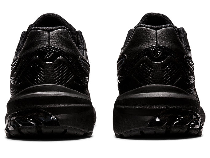 Asics Men's Gt 1000 Leather 2 Triple Black Running Shoes (Width 2e Wide)