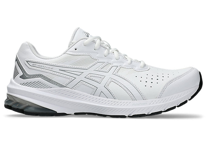 Asics Men's Gt 1000 Leather 2 White Running Shoes (Width 2e Wide)
