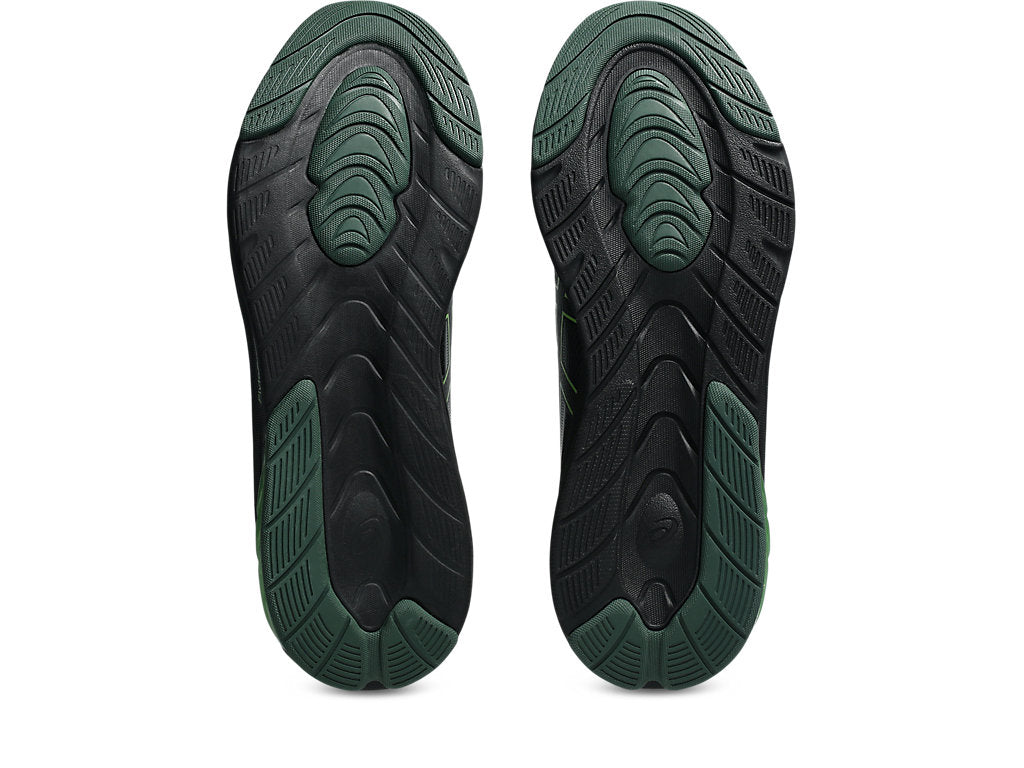 ASICS UNISEX GEL QUANTUM KEI BLACK/GREEN TRAINING SHOES