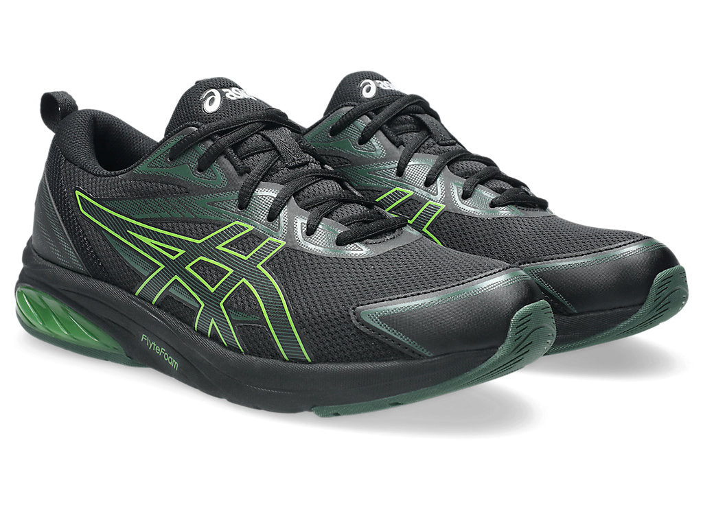 ASICS UNISEX GEL QUANTUM KEI BLACK/GREEN TRAINING SHOES
