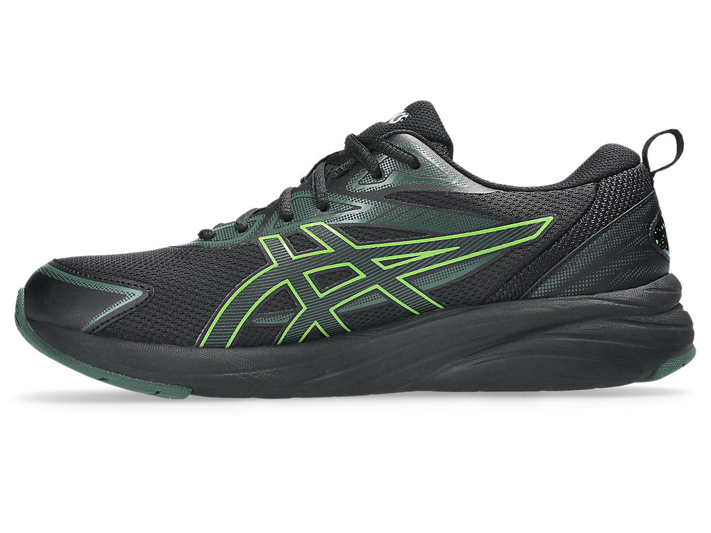 ASICS UNISEX GEL QUANTUM KEI BLACK/GREEN TRAINING SHOES