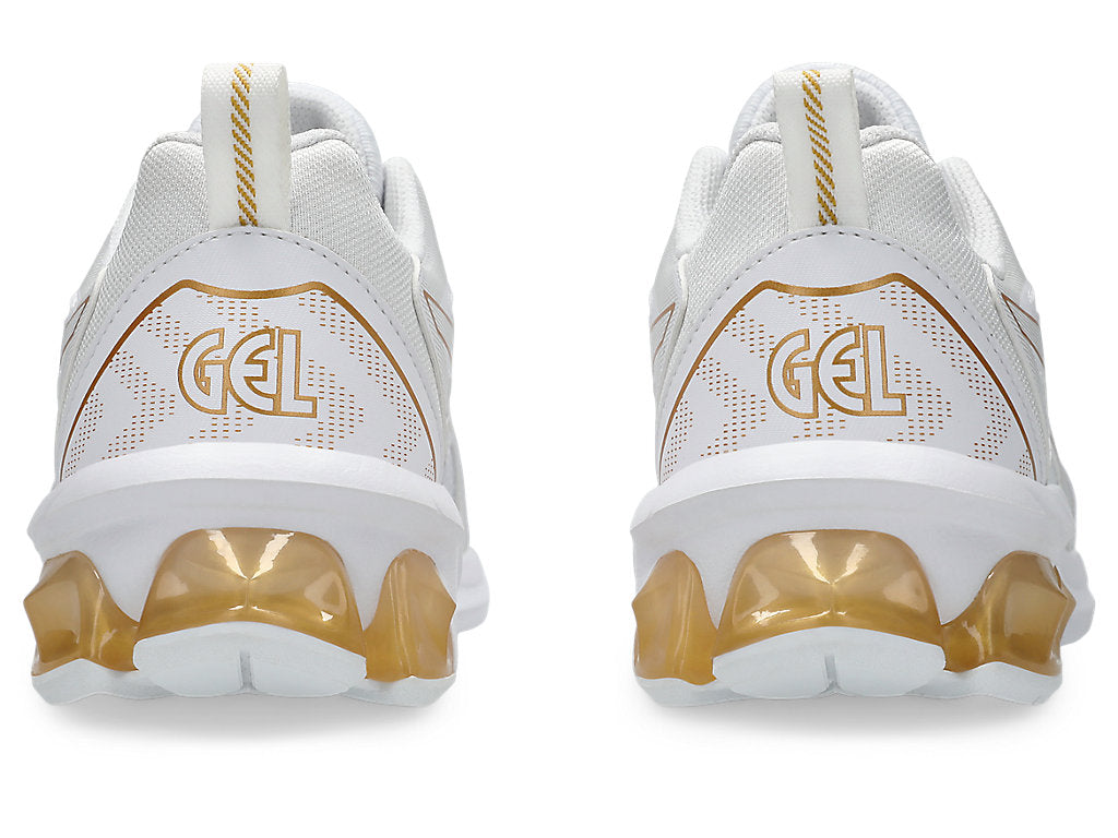 Asics Kid's Gel Quantum 90 Iv White/Gold Running Shoes