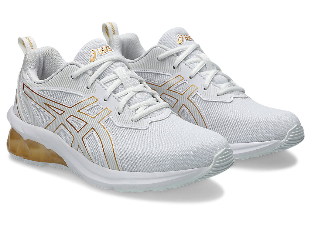 Asics Kid's Gel Quantum 90 Iv White/Gold Running Shoes