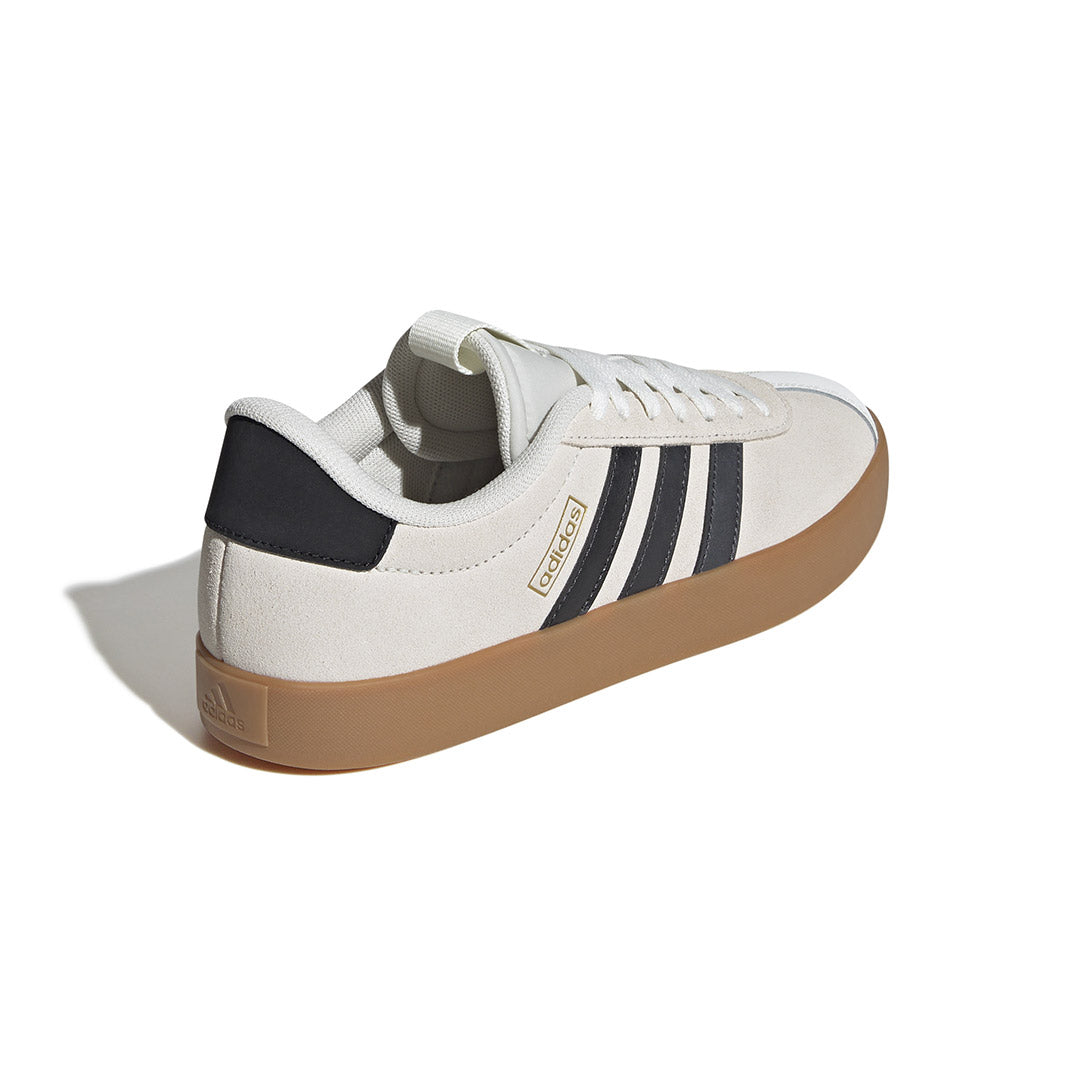 Adidas Women's Vl Court 3.0 Off White/Black Sneaker Shoes