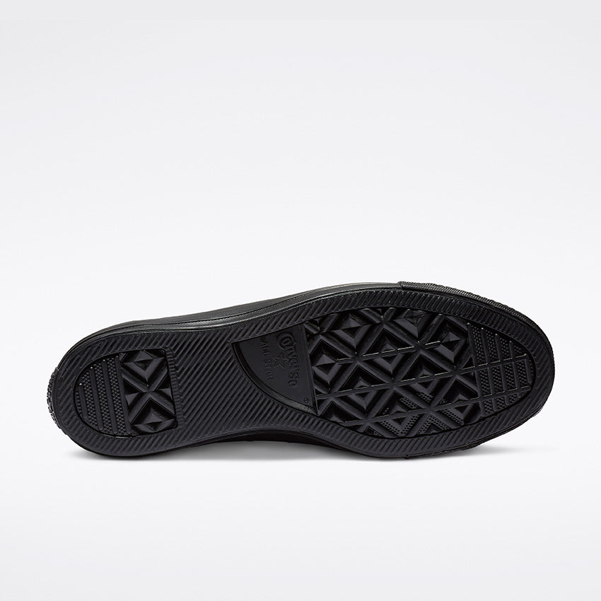 Converse Men's Chuck Taylor All Star Low Top Triple Black Leather Shoe