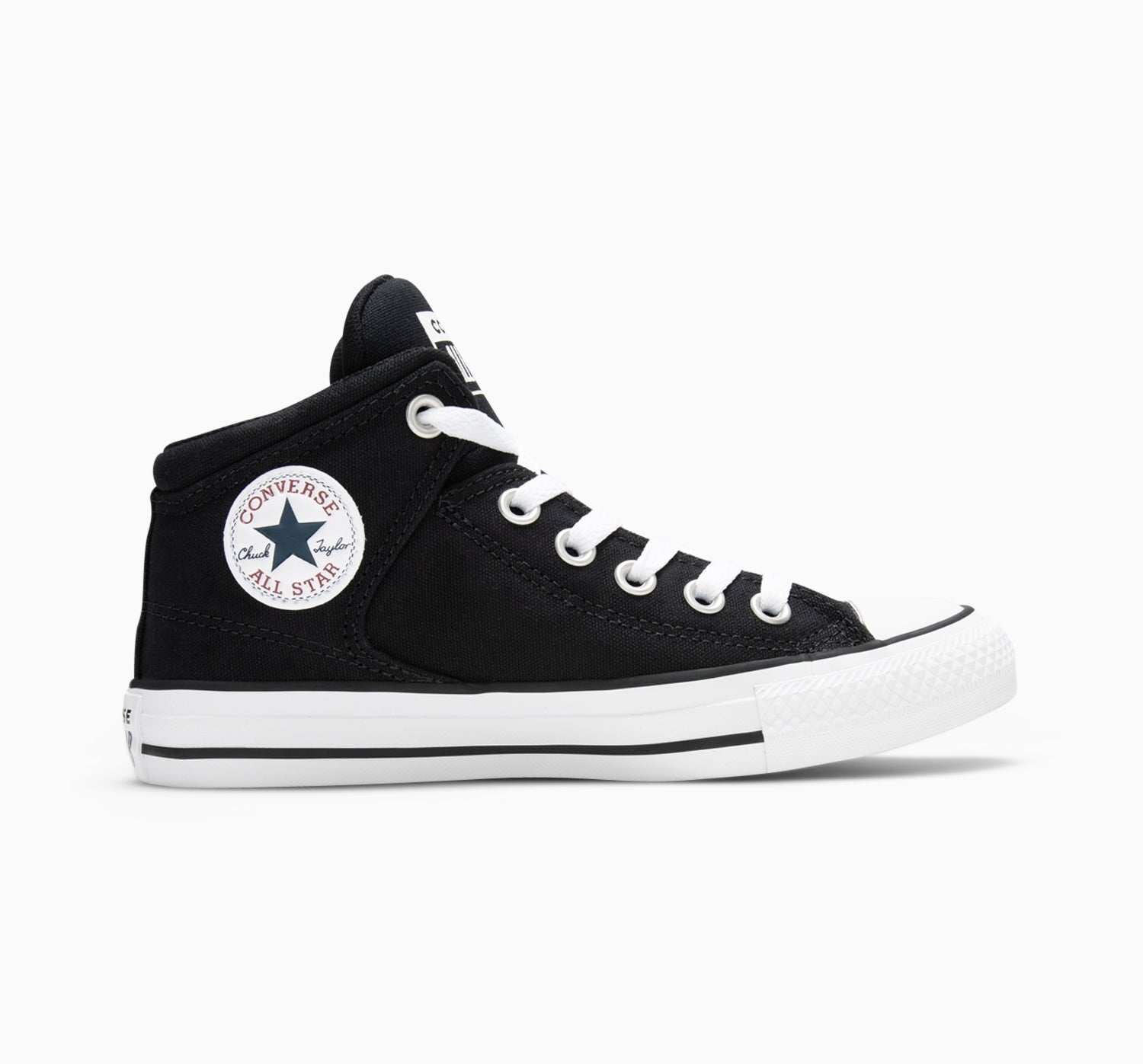 Converse Unisex High Street Mid Black Shoe