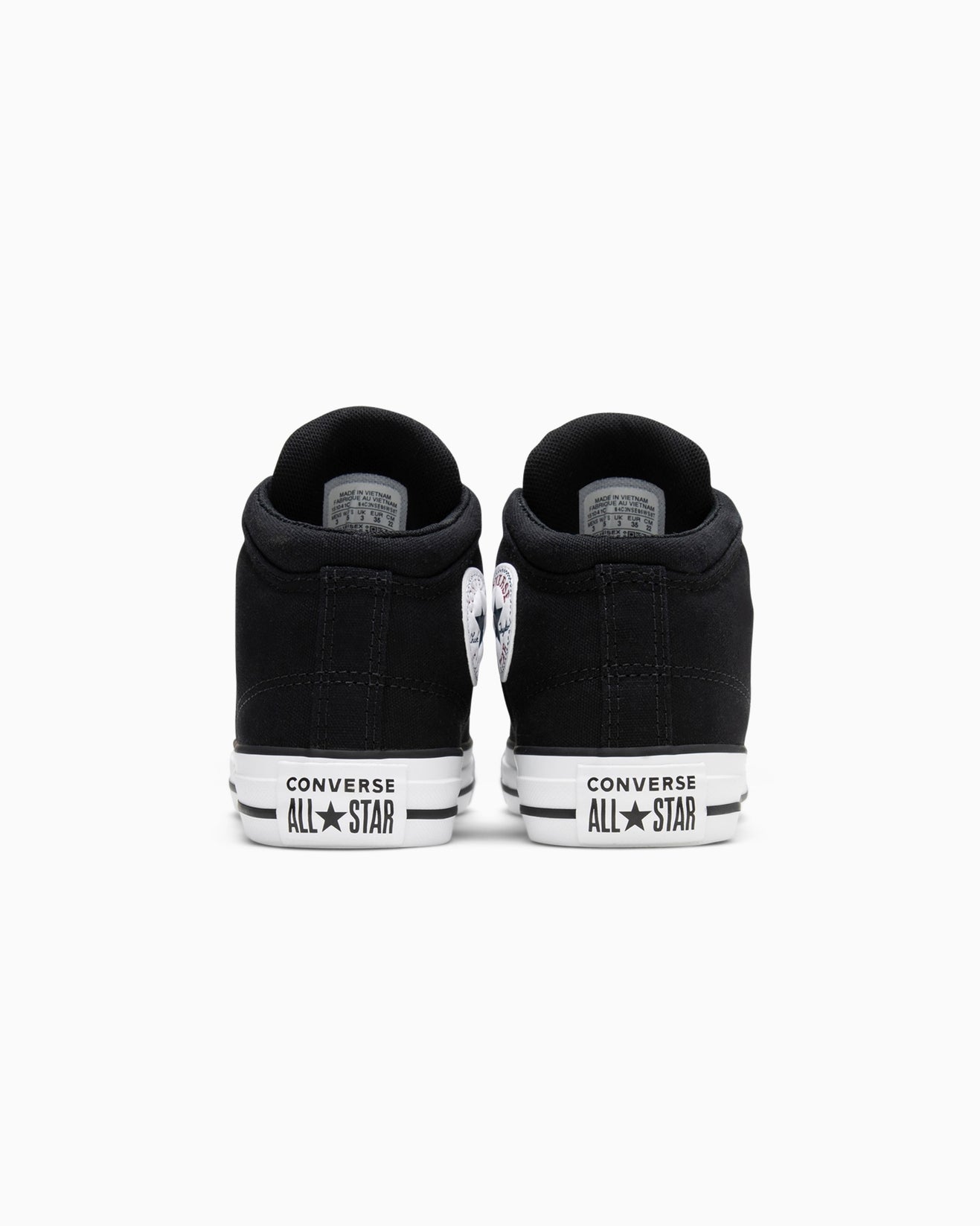 Converse Unisex High Street Mid Black Sneaker Shoe