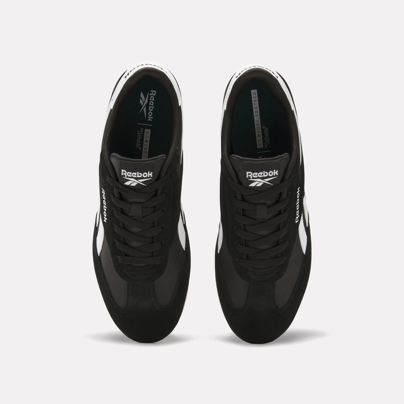 REEBOK MEN'S WORLD 70 BLACK/WHITE SNEAKER SHOES