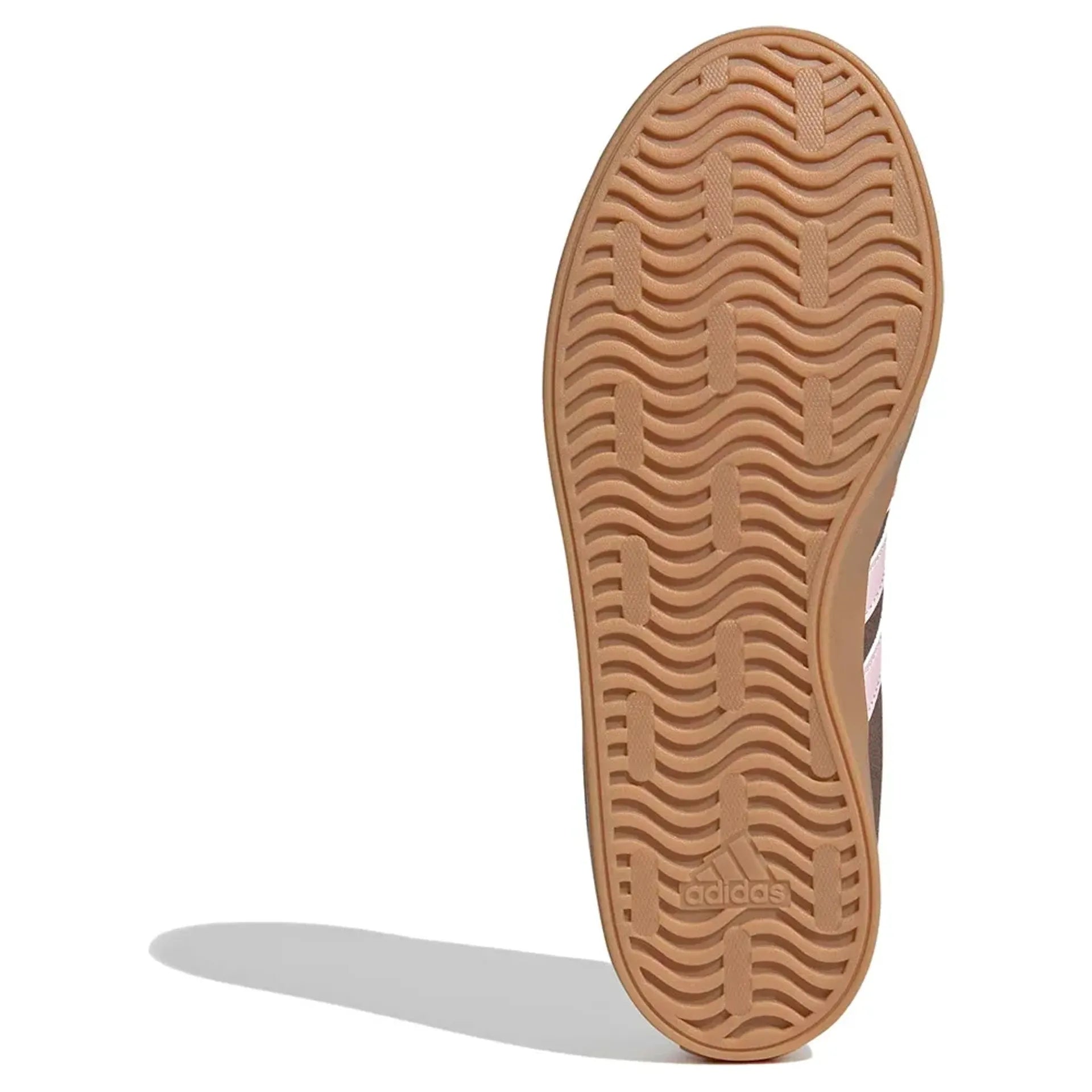 Adidas Women's Vl Court 3.0 Brown/Pink Sneaker Shoes