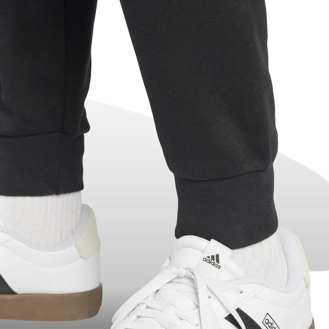 ADIDAS MEN'S BIG LOGO FLEECE BLACK TRACKPANT