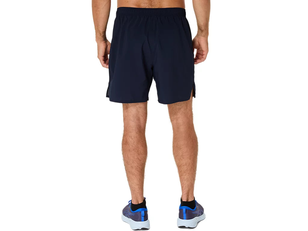 Asics Men's Silver 7' Navy Short