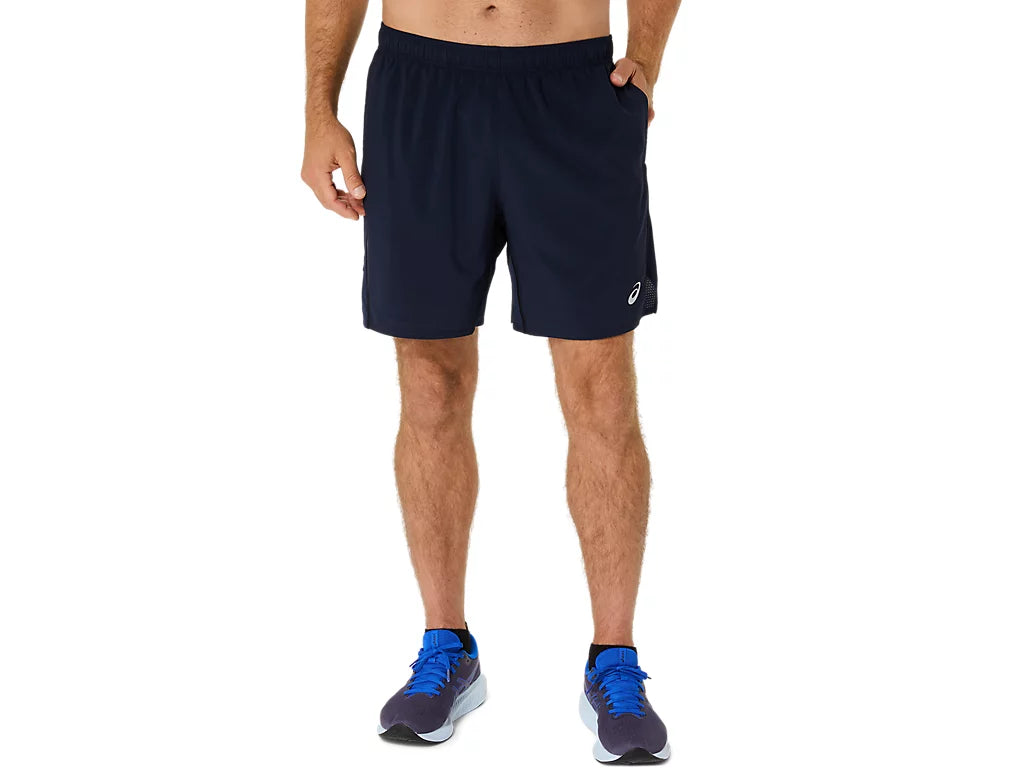 Asics Men's Silver 7' Navy Short