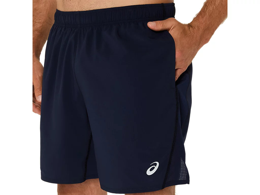 Asics Men's Silver 7' Navy Short
