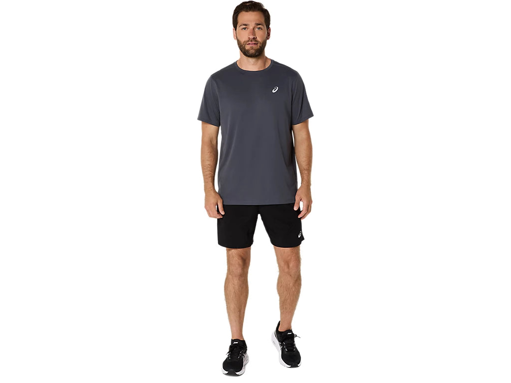 Asics Men's Silver Ss Grey Tee