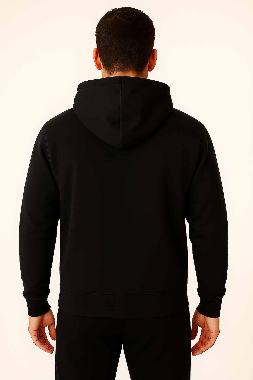 Asics Men's Fleece Black Hoodie