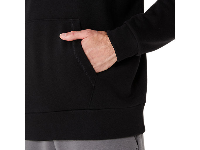 Asics Men's Fleece Black Hoodie