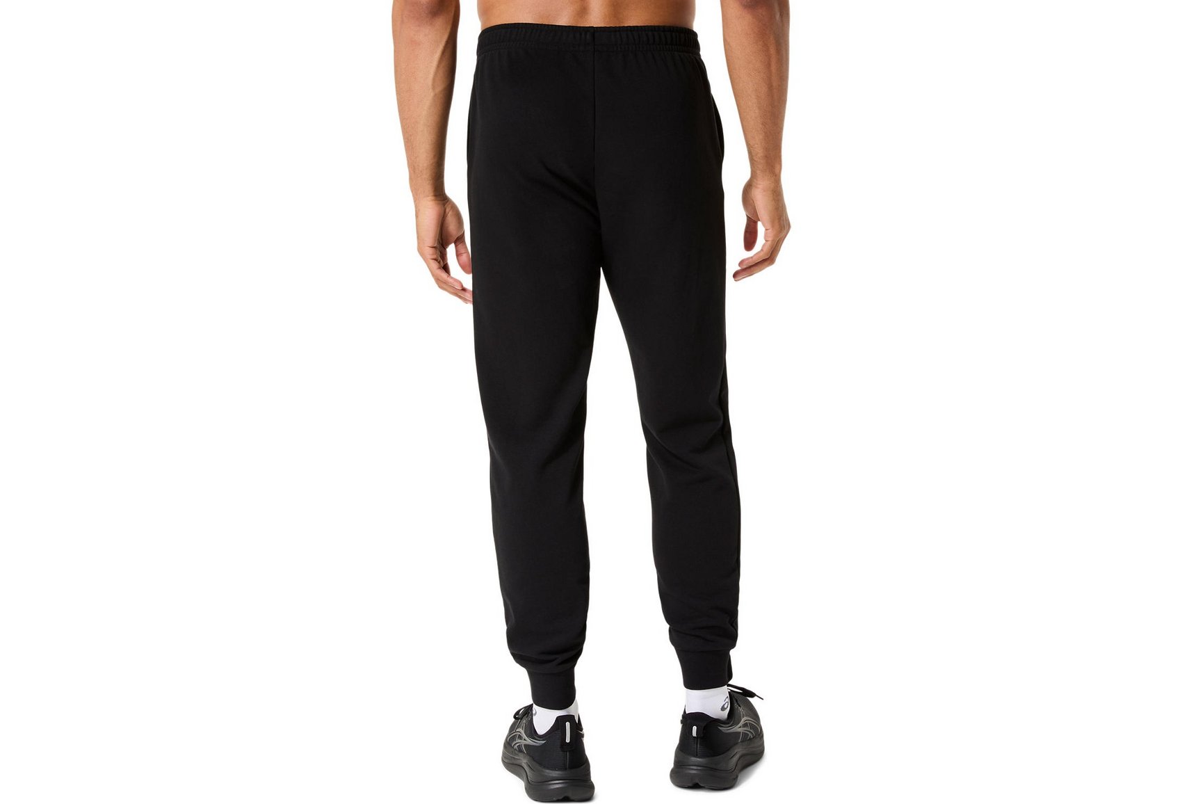 Asics Men's French Terry Black Trackpants