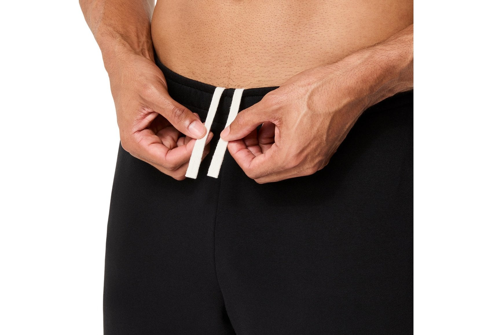 Asics Men's French Terry Black Trackpants