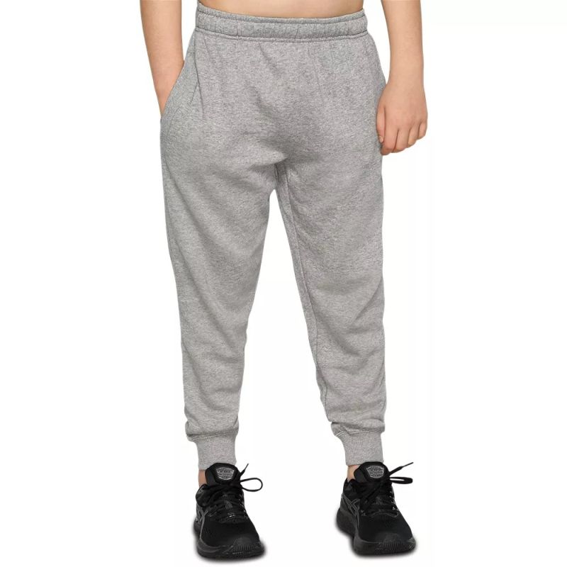 Asics Men's Fleece Cuff Grey Trackpants